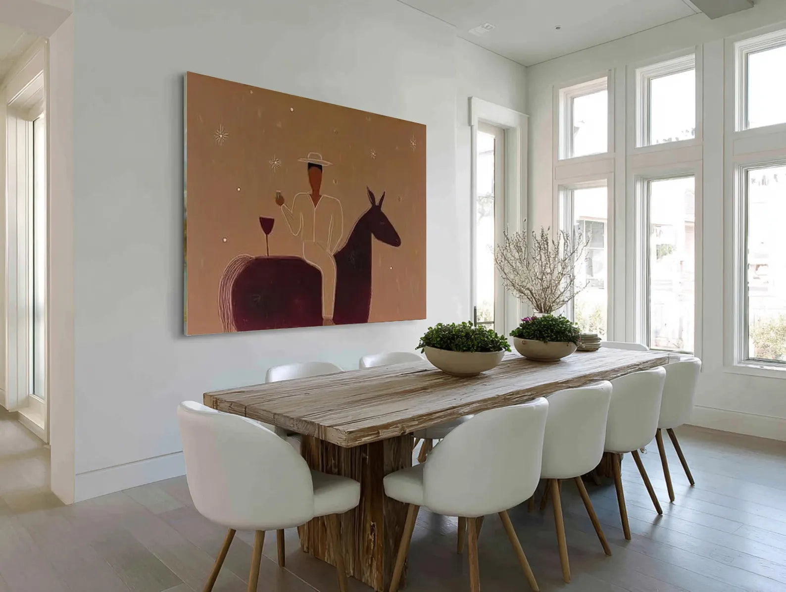 Textured Equestrian Leisure | Amber Glow