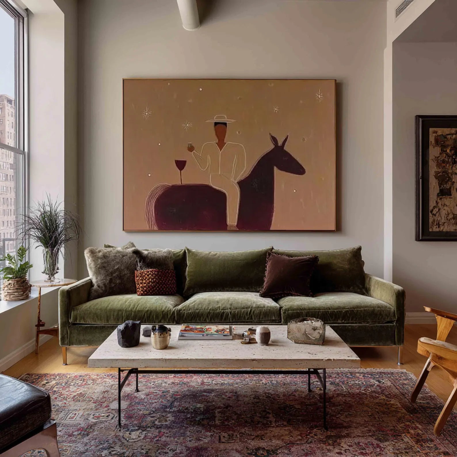 Textured Equestrian Leisure | Amber Glow