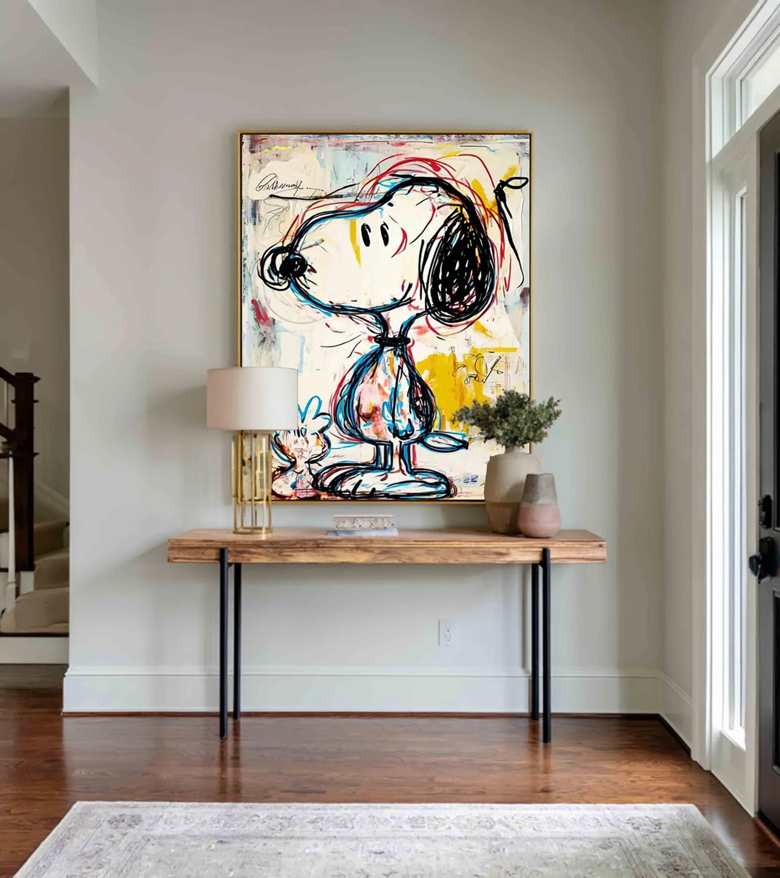 Textured Whimsical Graffiti | Snoopy Pal