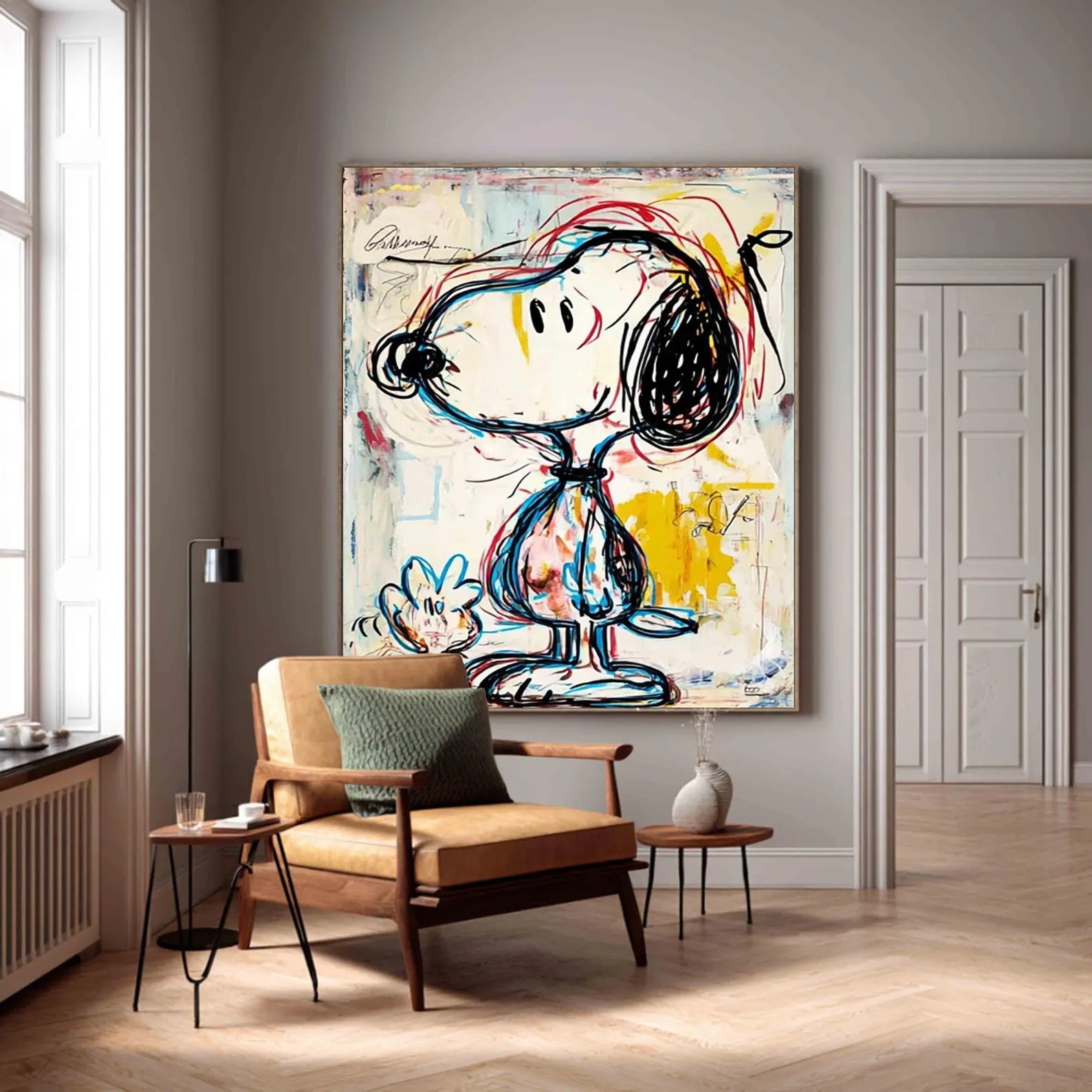 Textured Whimsical Graffiti | Snoopy Pal