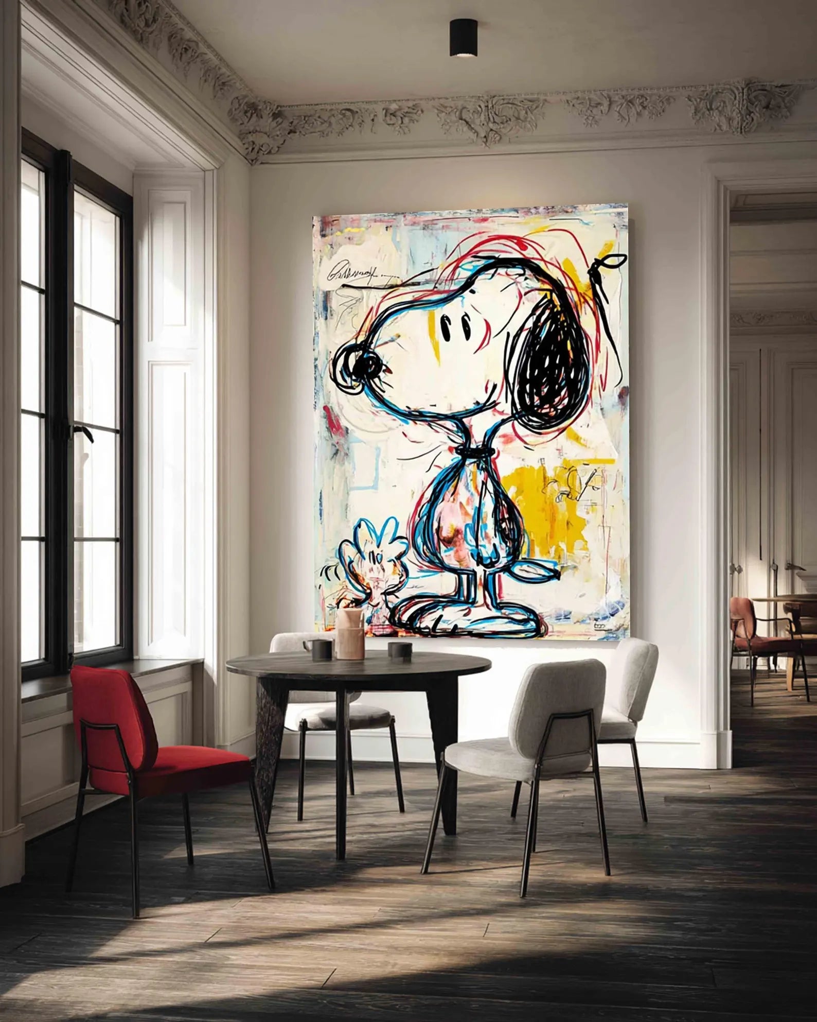 Textured Whimsical Graffiti | Snoopy Pal