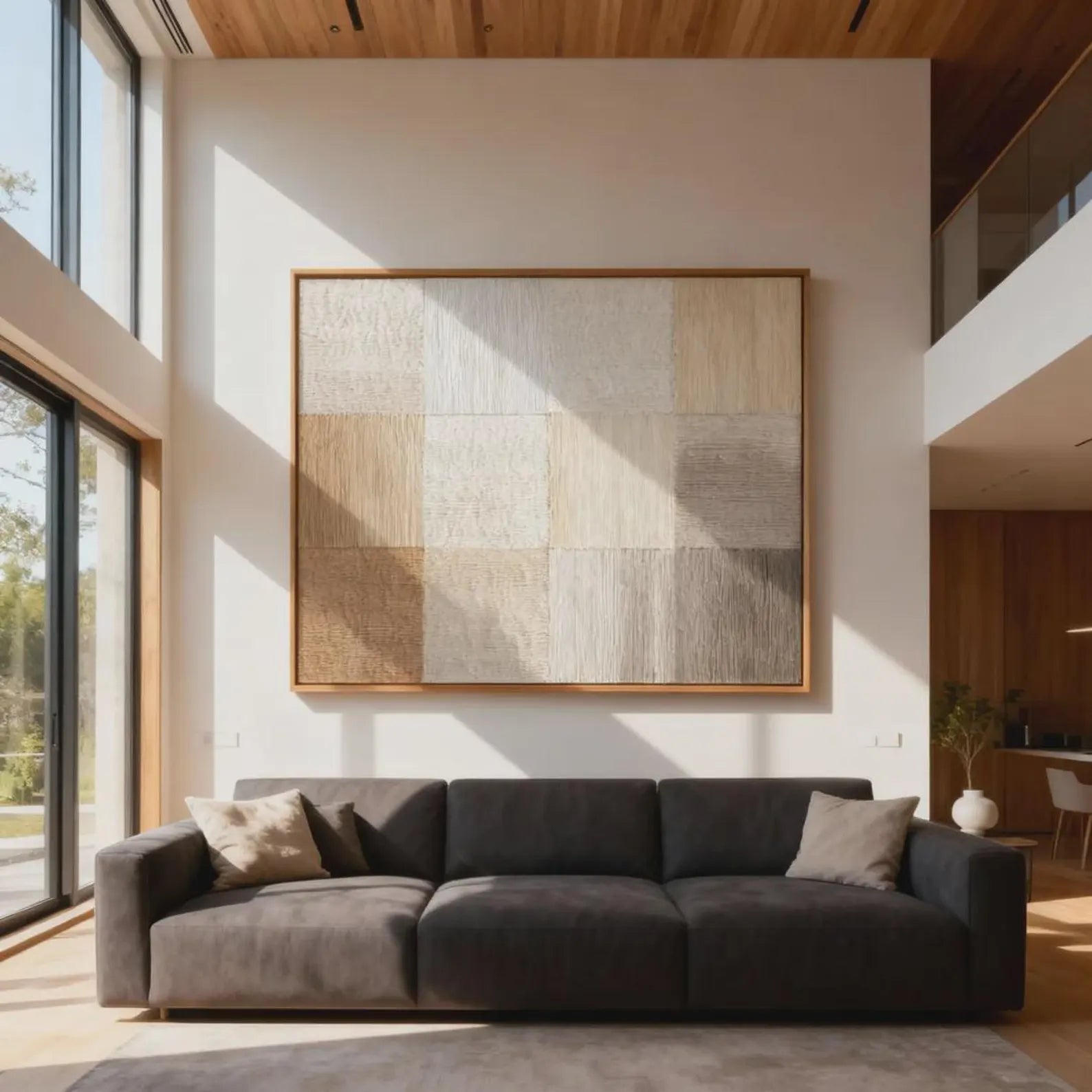 Textured Neutral Panels | Earthy Tones