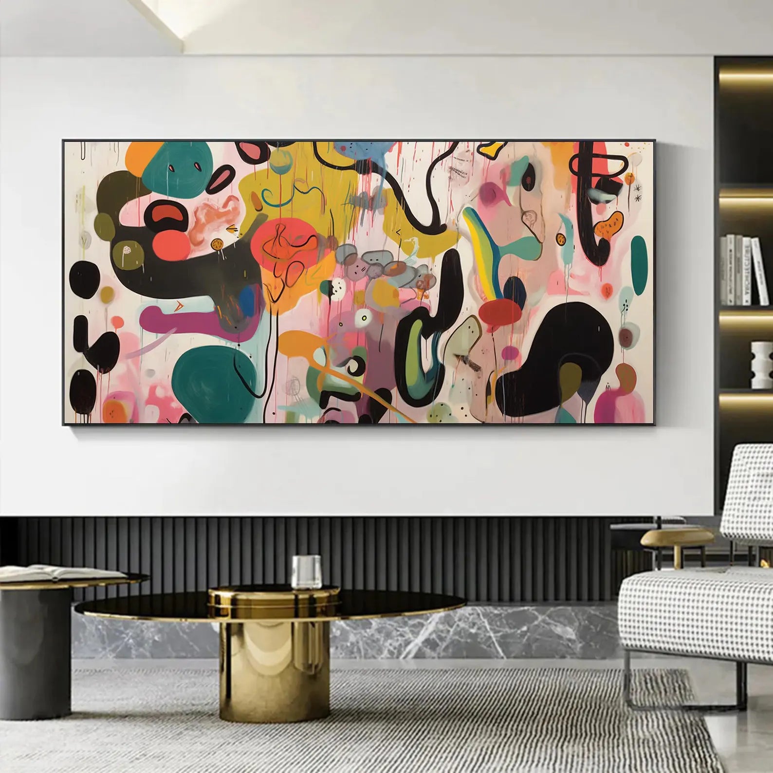 Textured Abstract Fluidity | Vivid Shapes