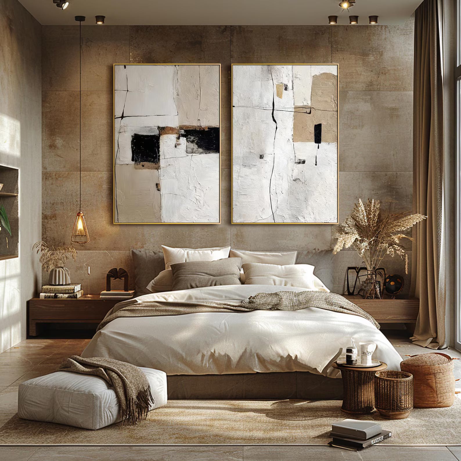 Minimalist Abstract Geometry | Neutral Palette