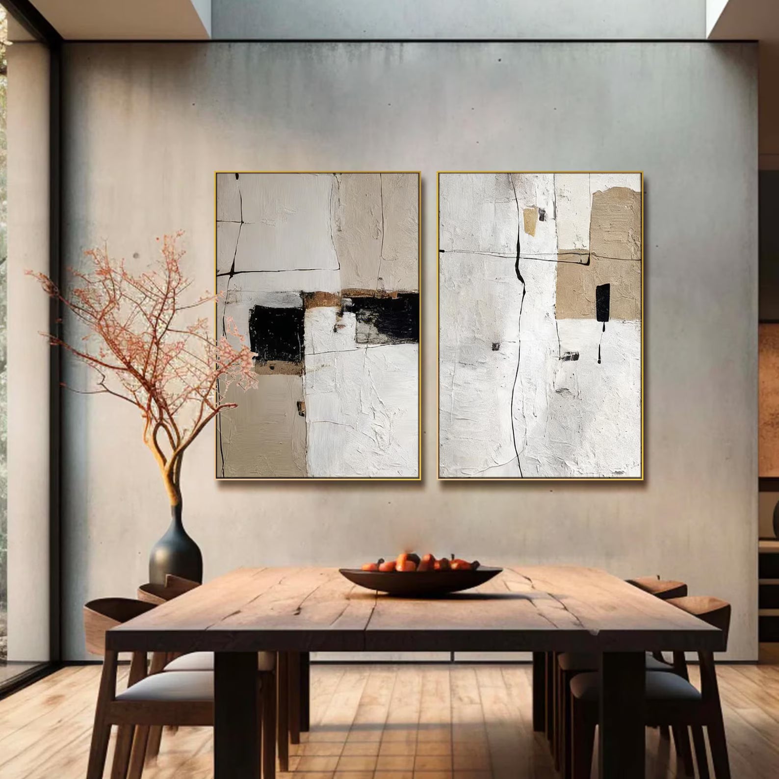 Minimalist Abstract Geometry | Neutral Palette