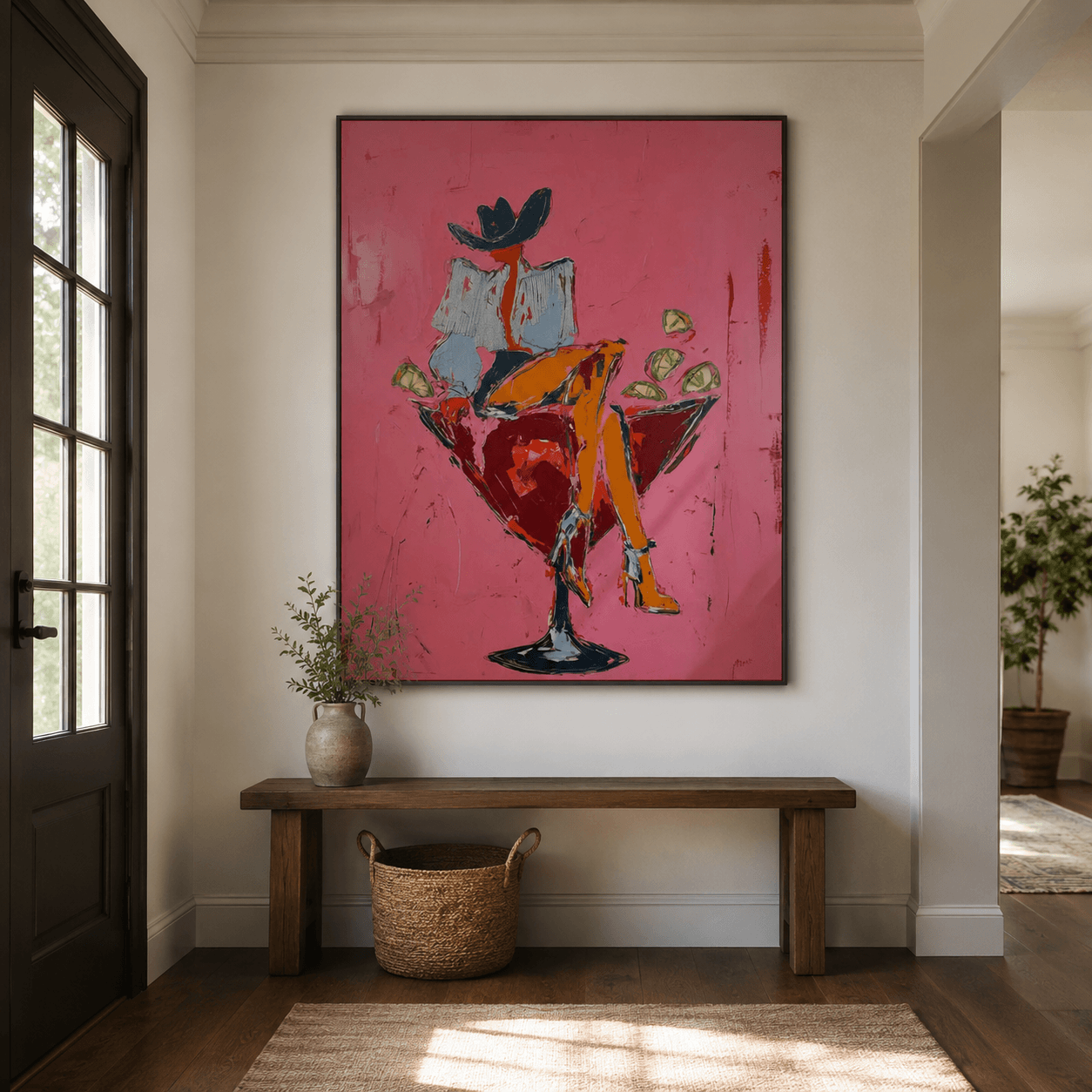 Vintage Americana Art | Margarita Cowgirl Vibe