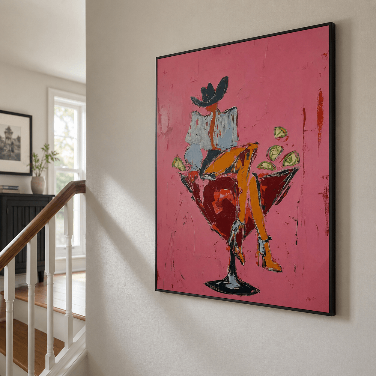 Vintage Americana Art | Margarita Cowgirl Vibe