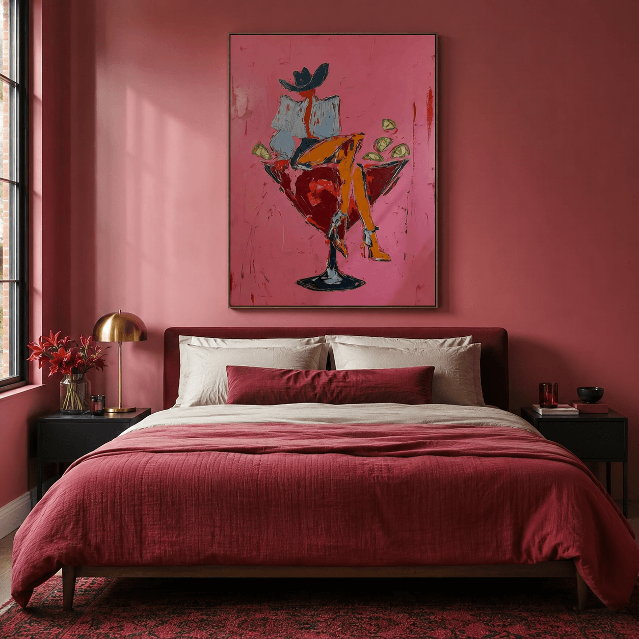 Vintage Americana Art | Margarita Cowgirl Vibe