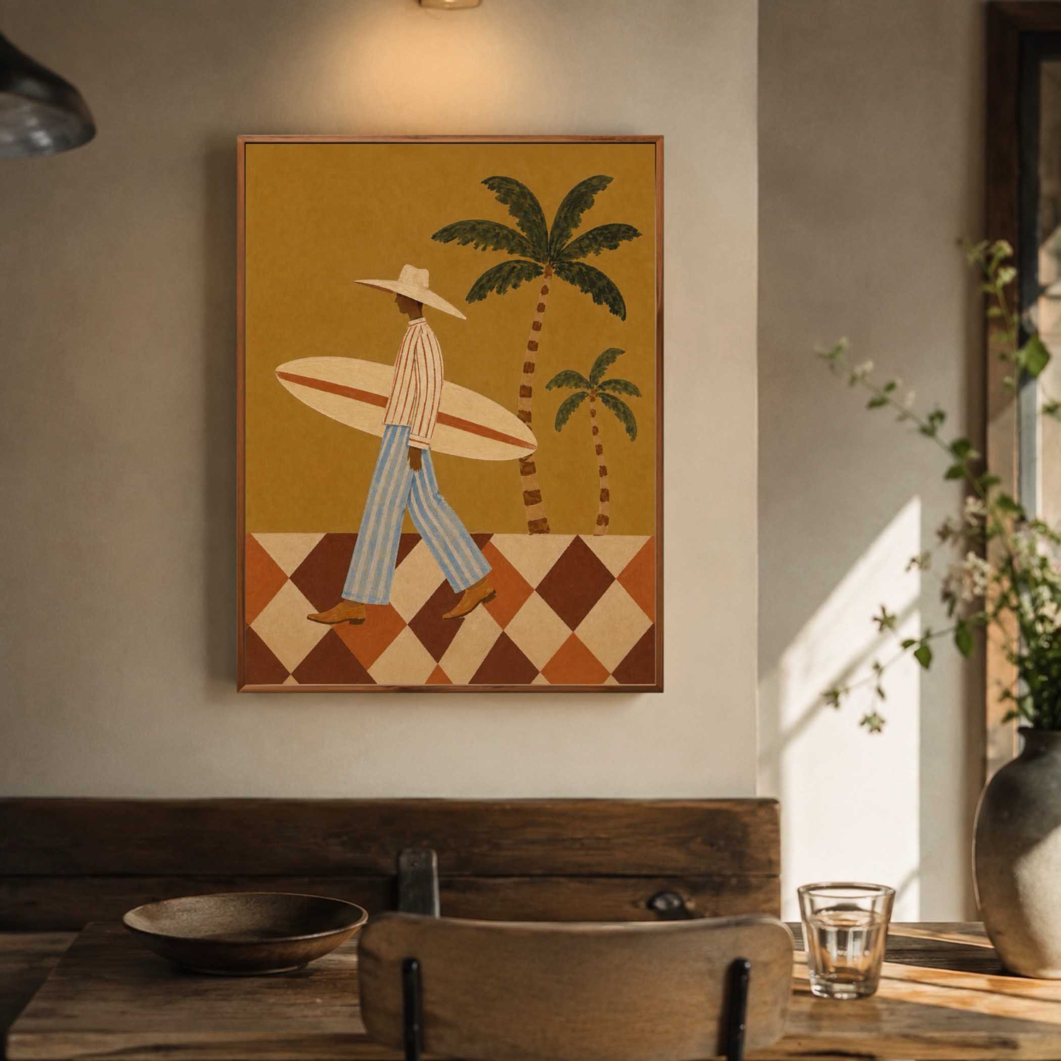 Reading & Leisure Art | Island Surfer Stroll - View 2