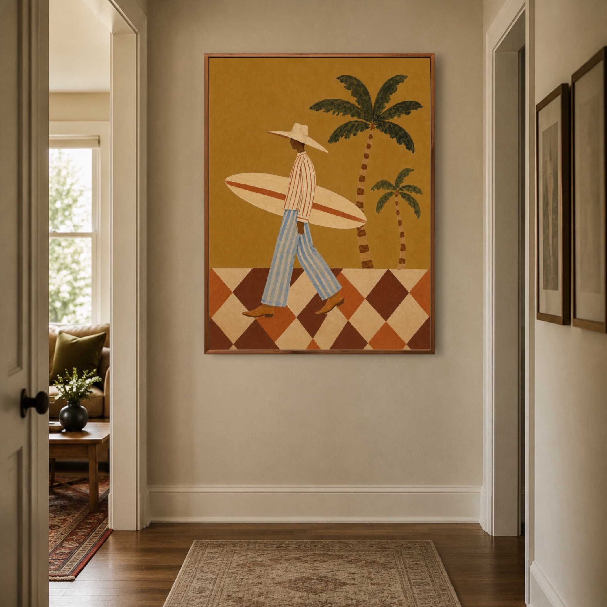 Reading & Leisure Art | Island Surfer Stroll - View 5