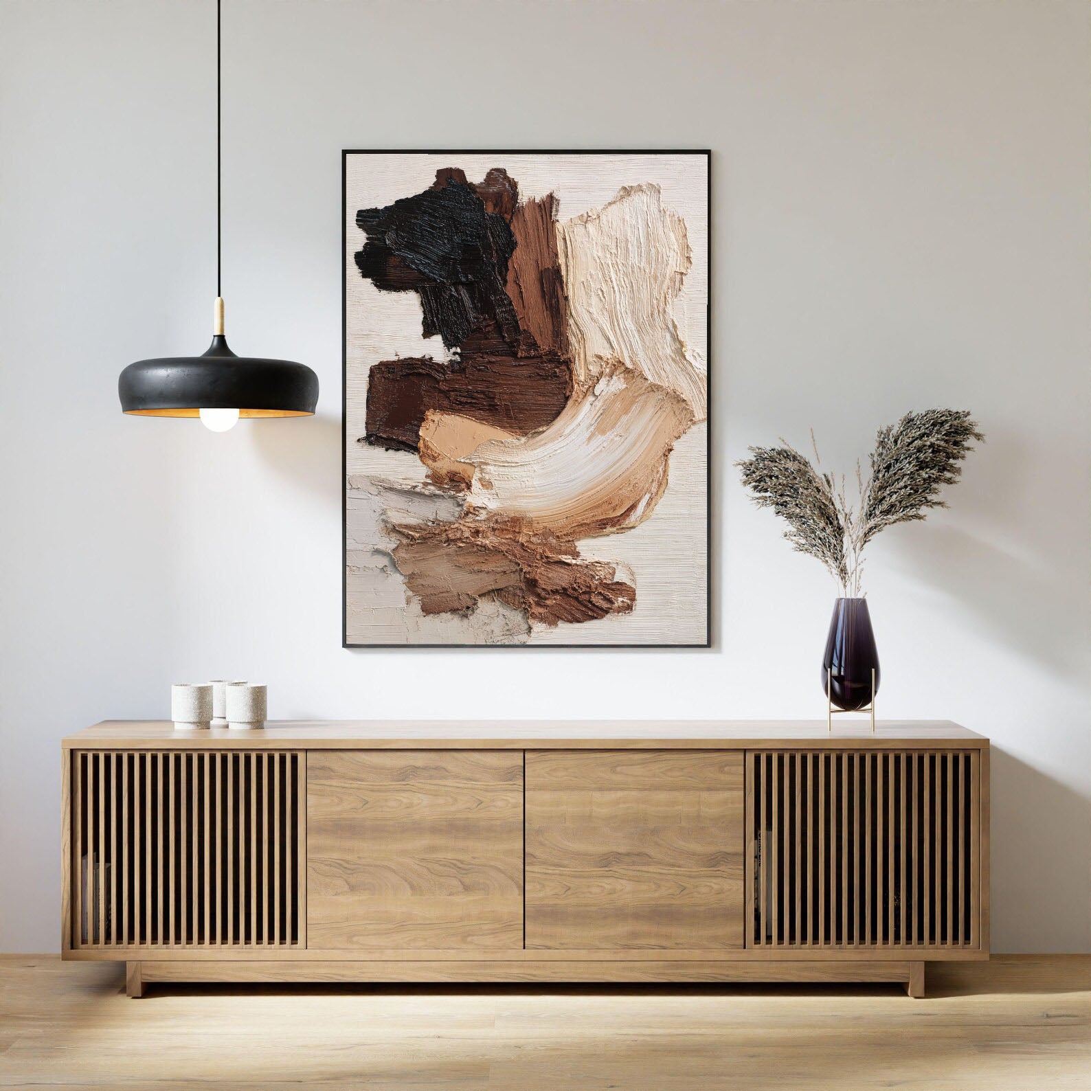 Textured Neutral Art | Earthy Depth