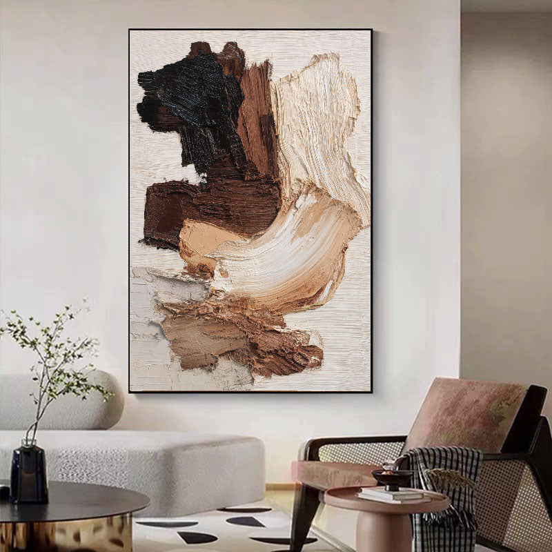 Textured Neutral Art | Earthy Depth