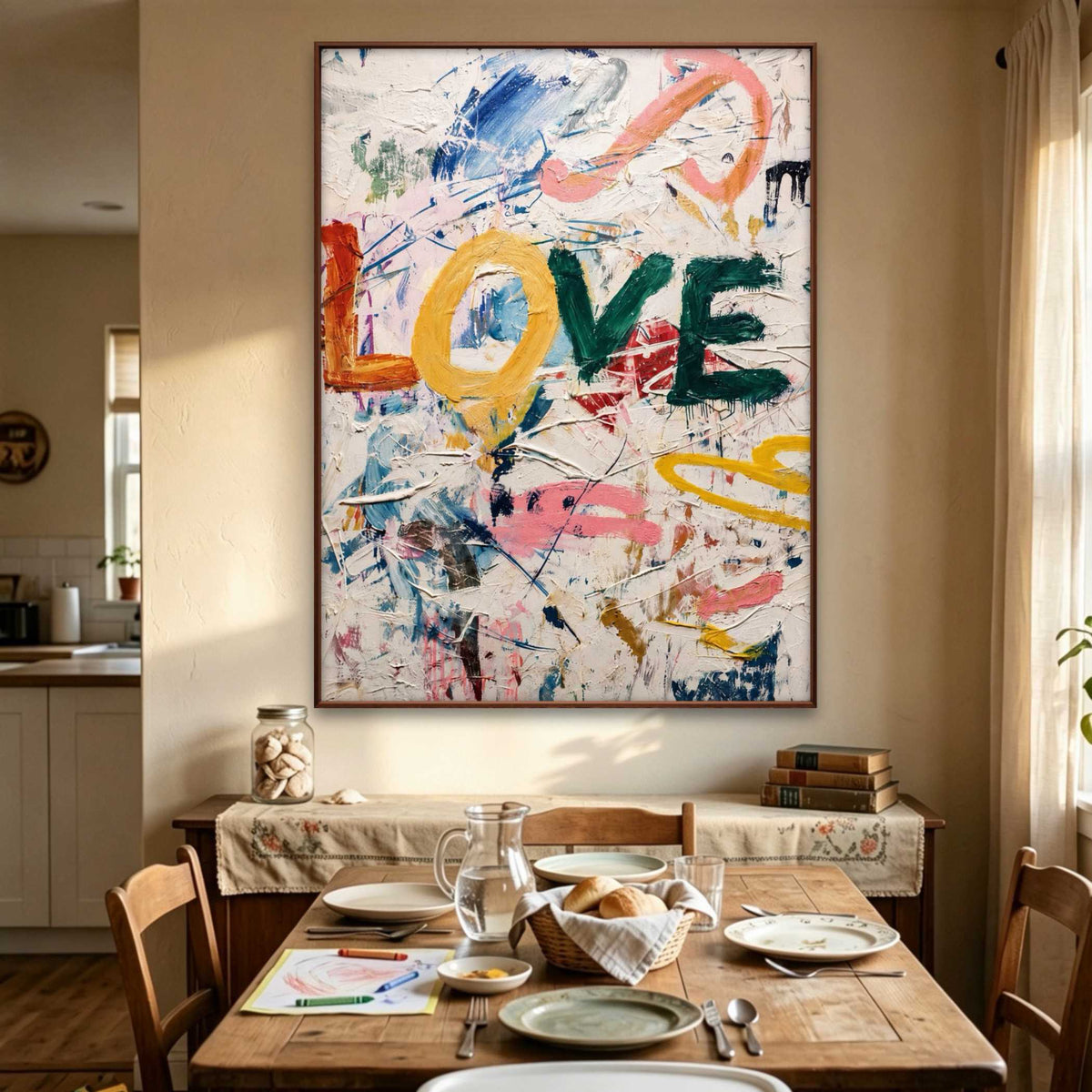 Love Across Layers oil painting view 4