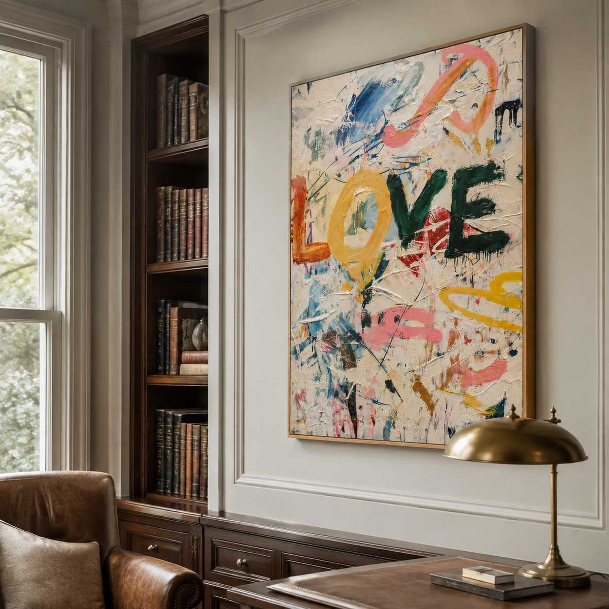 Love Across Layers oil painting view 6