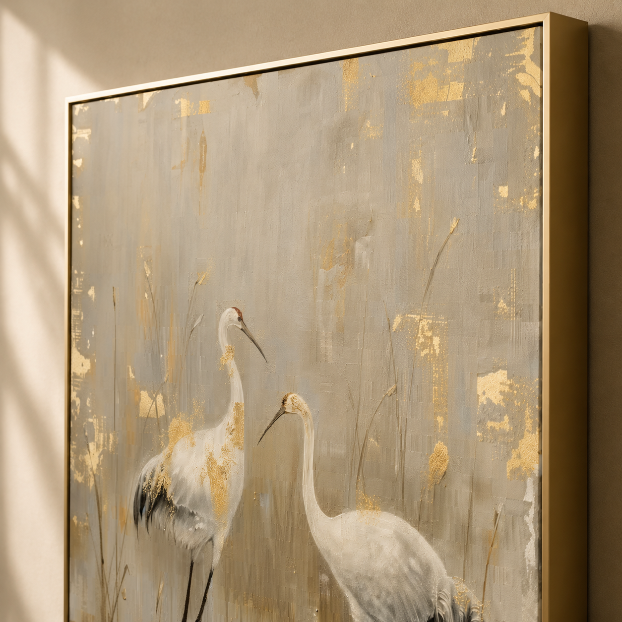 Marshlight Crane Gathering — artwork view 3