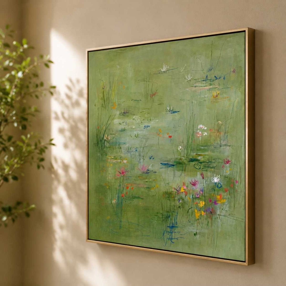 Meadow After Rain oil painting view 7