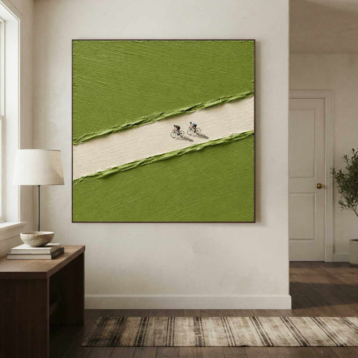 Reading & Leisure Art | Meadow Bicycle Crossing - View 2