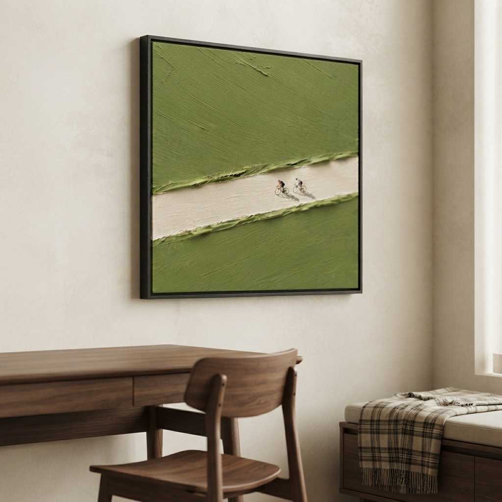Reading & Leisure Art | Meadow Bicycle Crossing - View 8
