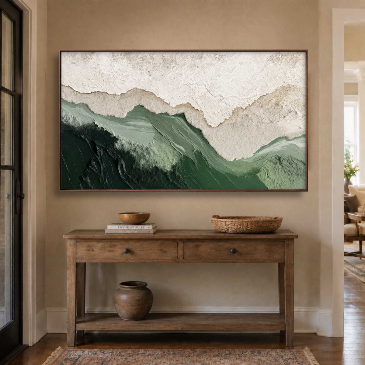 Mist Over Ridges oil painting view 3