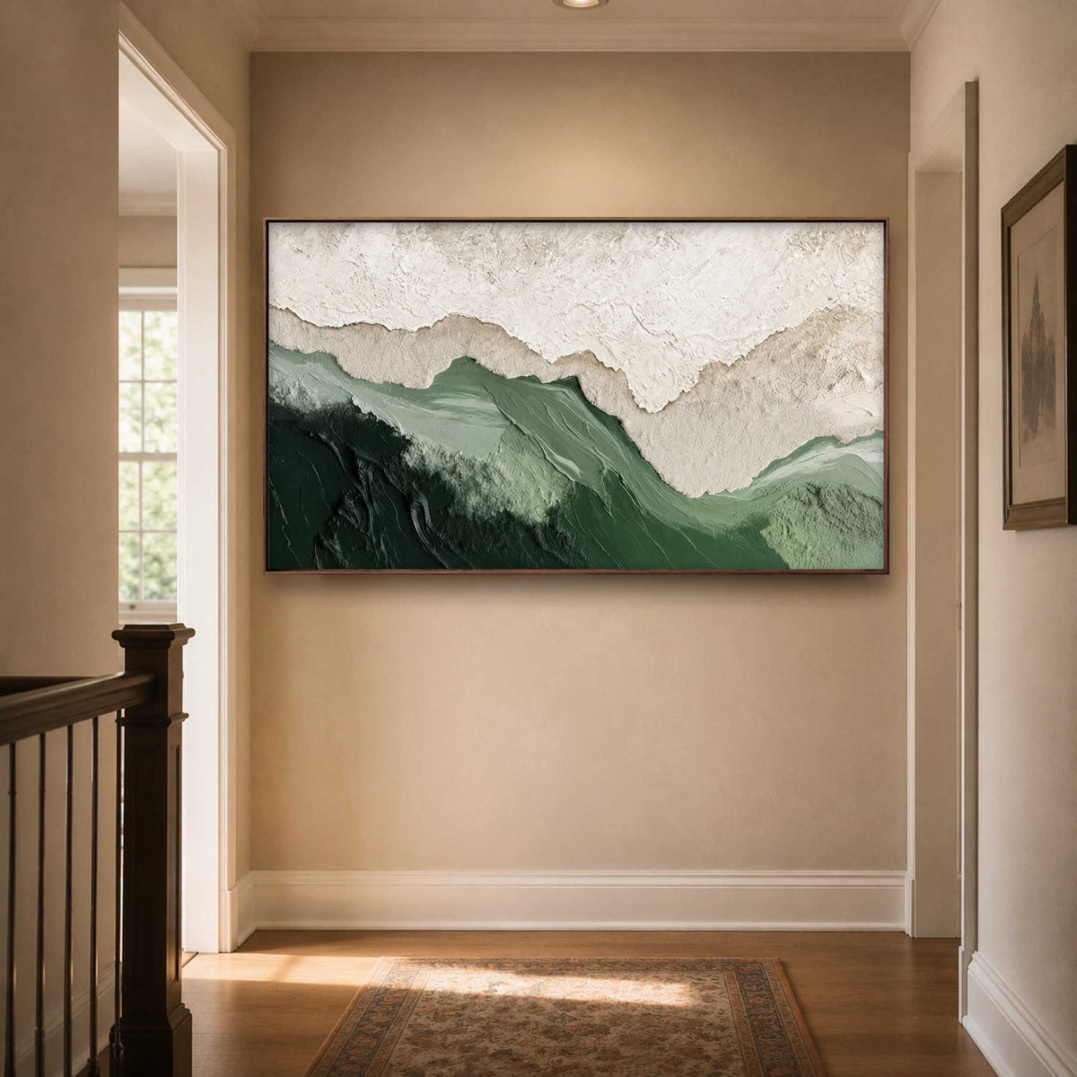 Mist Over Ridges oil painting view 4