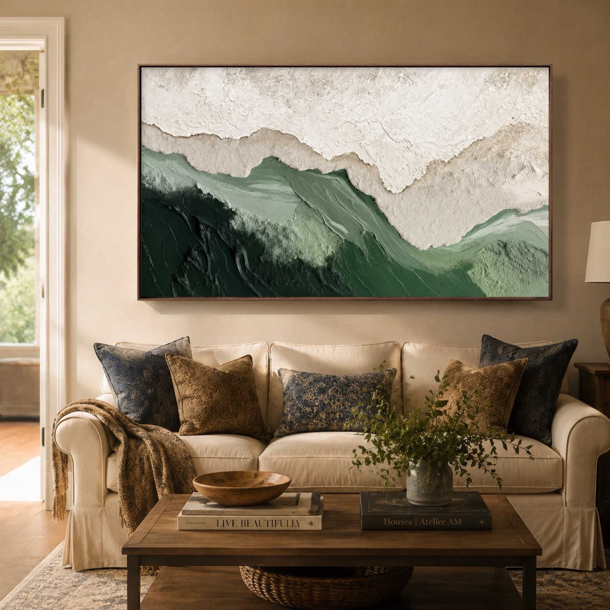 Mist Over Ridges oil painting view 5