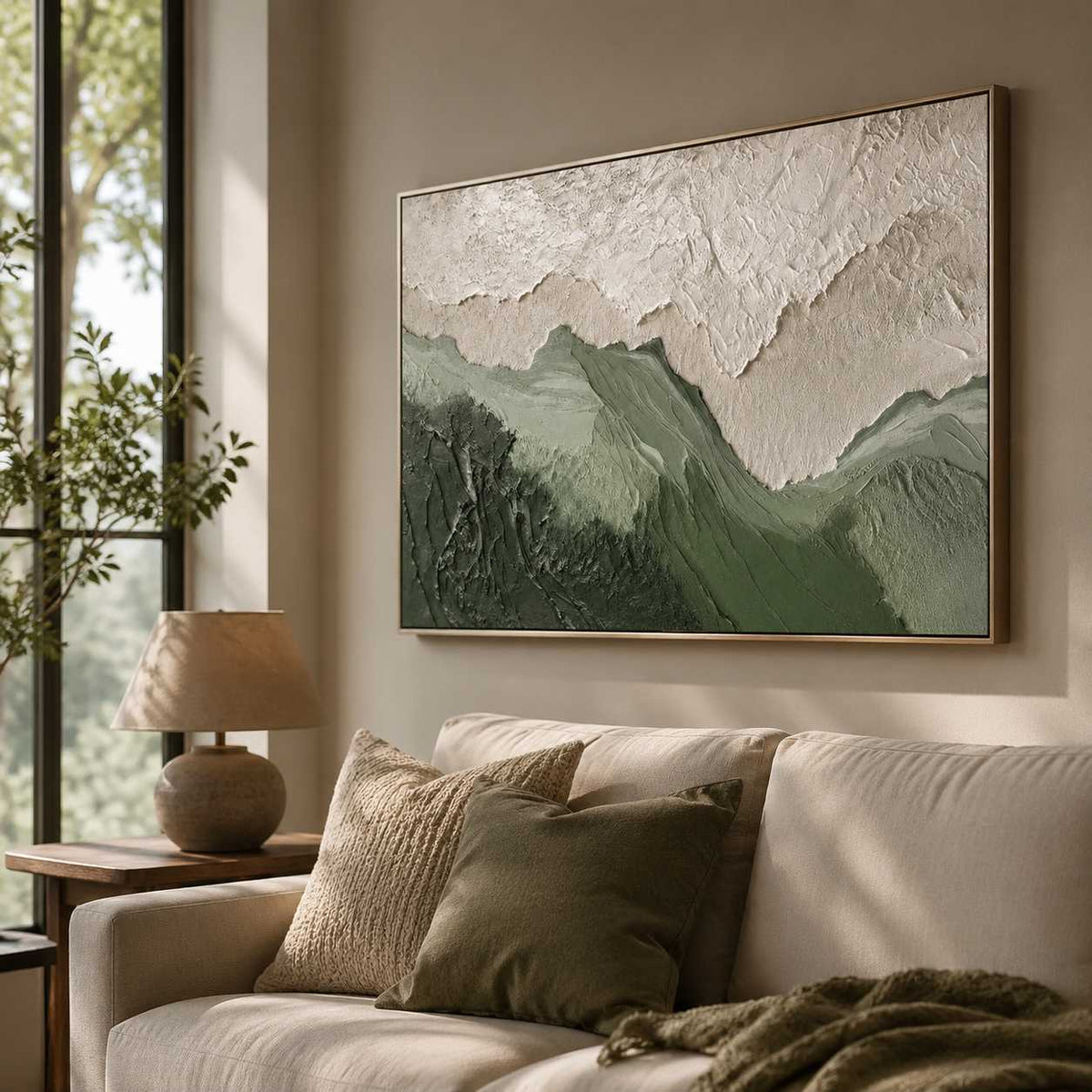 Mist Over Ridges oil painting view 6