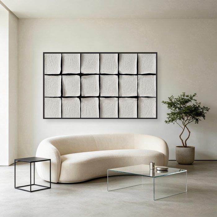 Monochrome Modular Cadence oil painting view 1