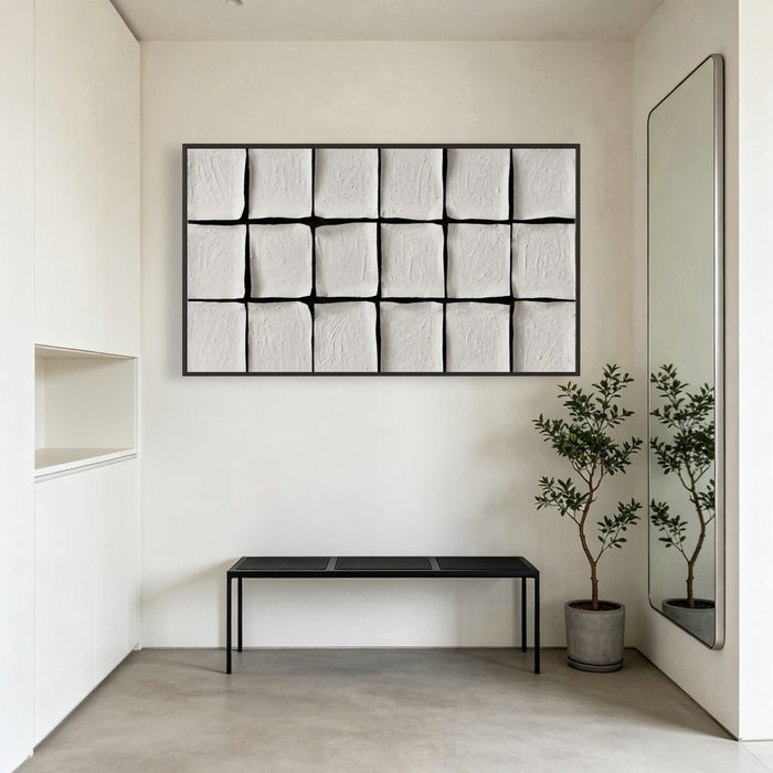 Monochrome Modular Cadence oil painting view 5