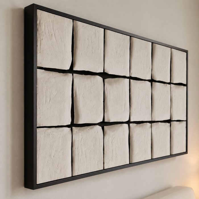 Monochrome Modular Cadence oil painting view 6