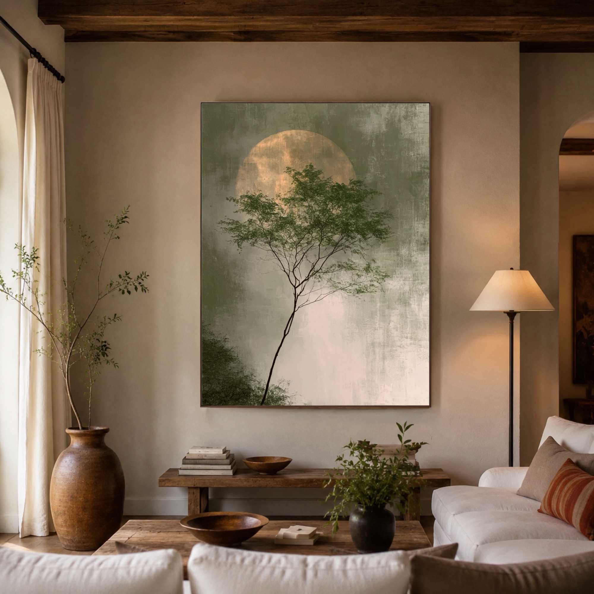 Landscape Art | Moon Behind Canopy - View 3