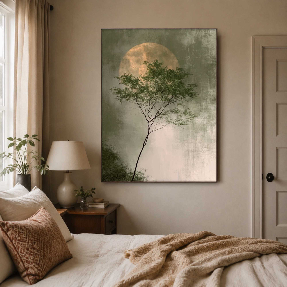 Landscape Art | Moon Behind Canopy - View 4