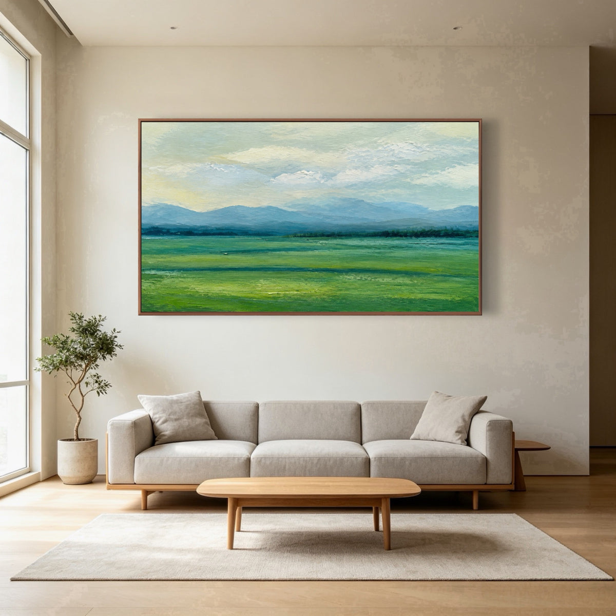Open Country Distance — horizontal landscape art, view 1