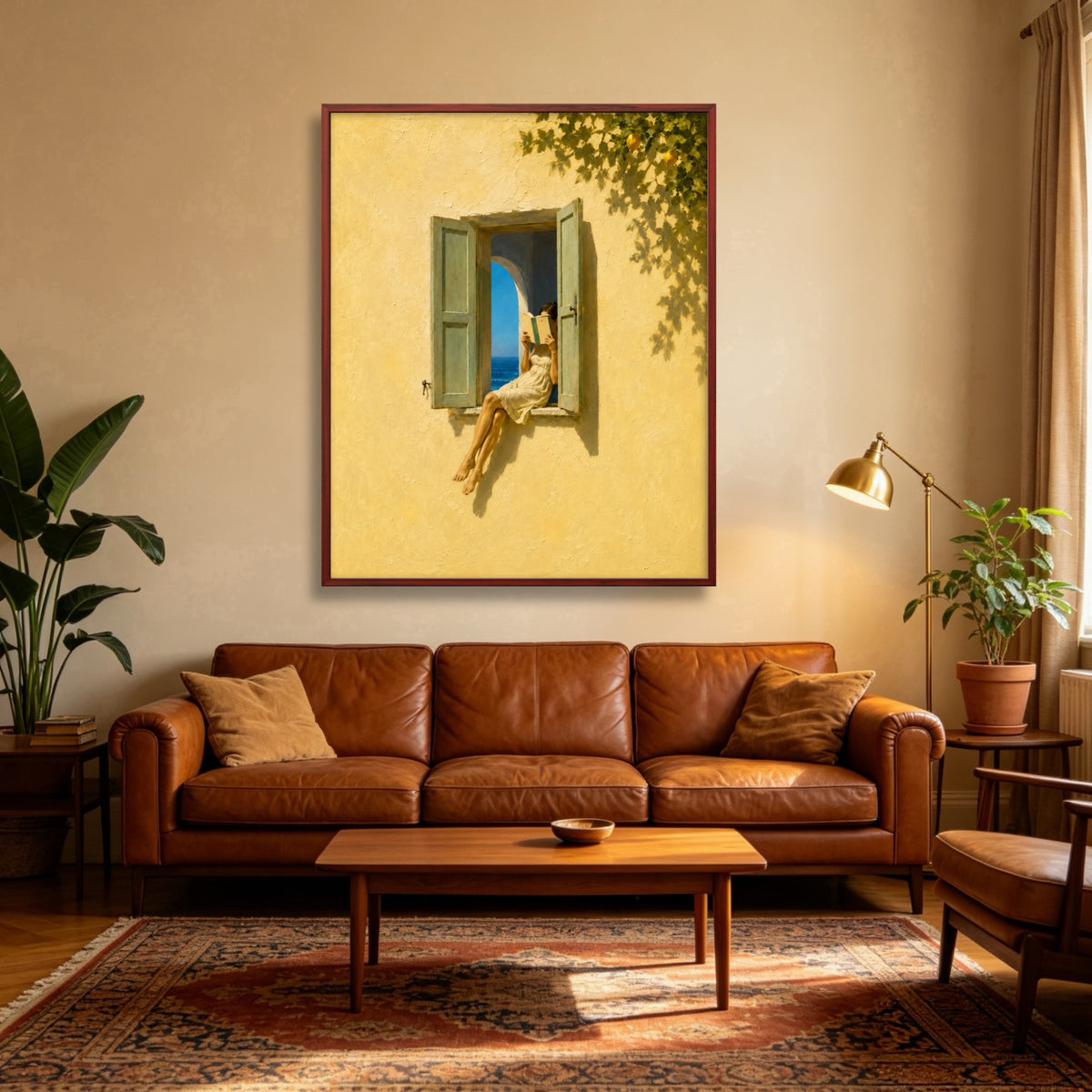 Open Shutter Escape oil painting view 3