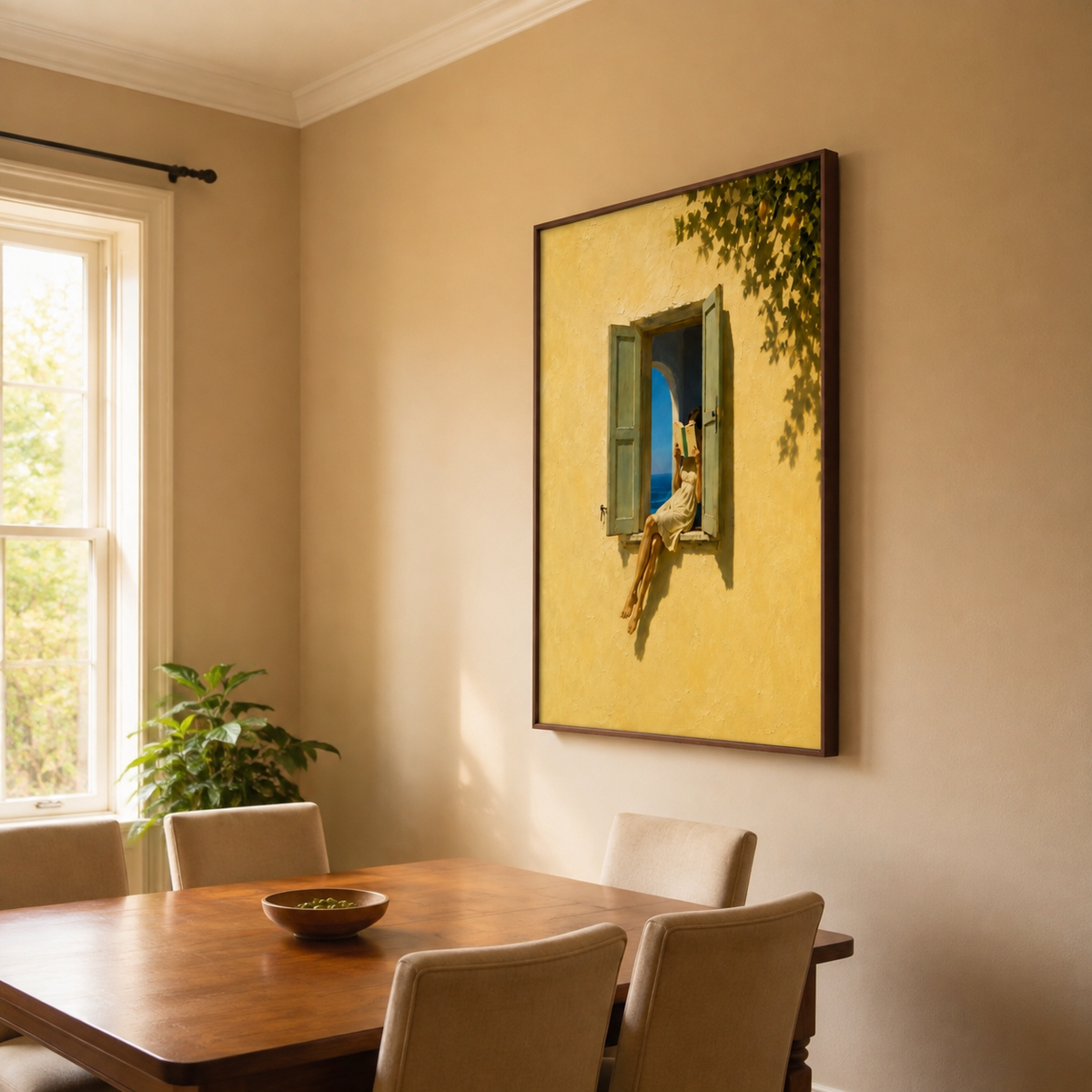 Open Shutter Escape oil painting view 6