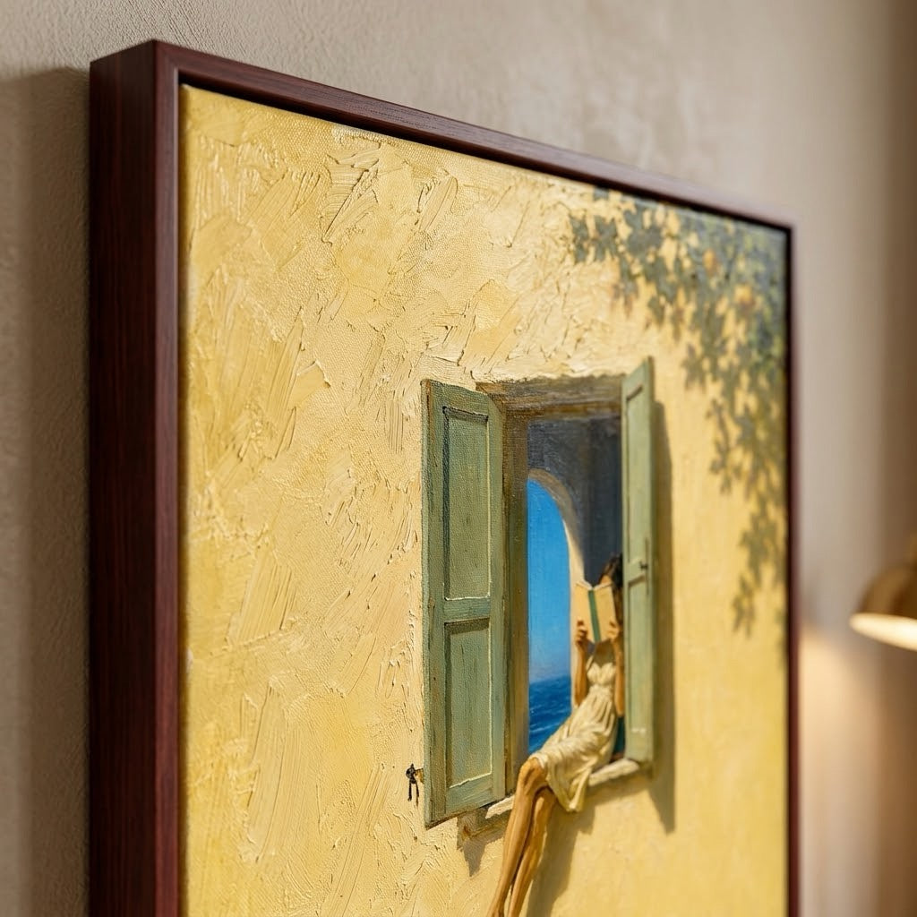 Open Shutter Escape oil painting view 7