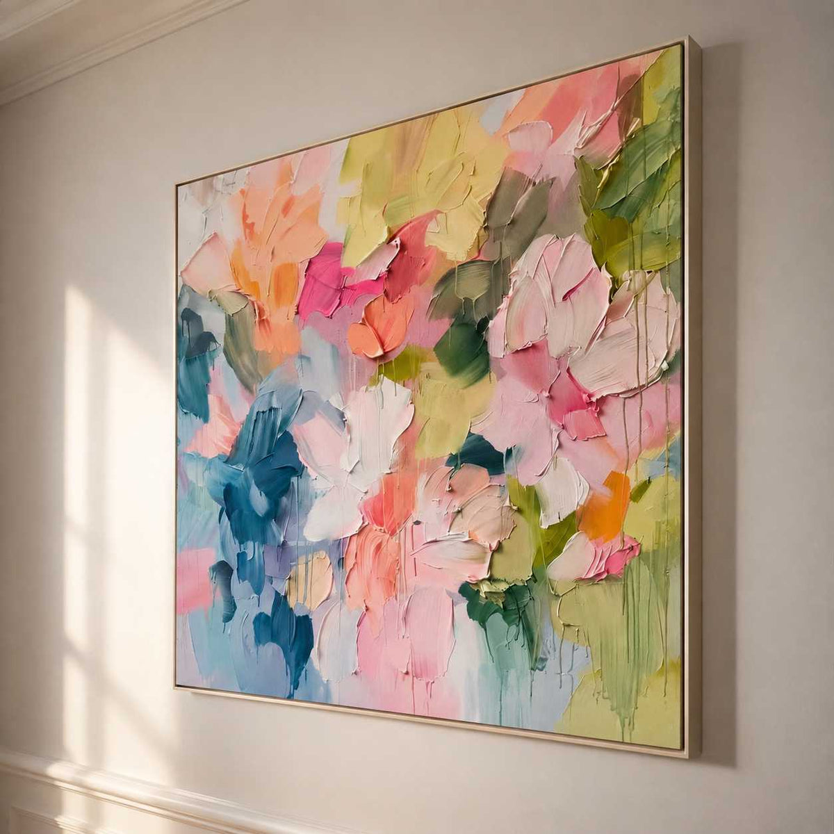 Textured & Impasto Art | Pastel Petal Mosaic - View 7