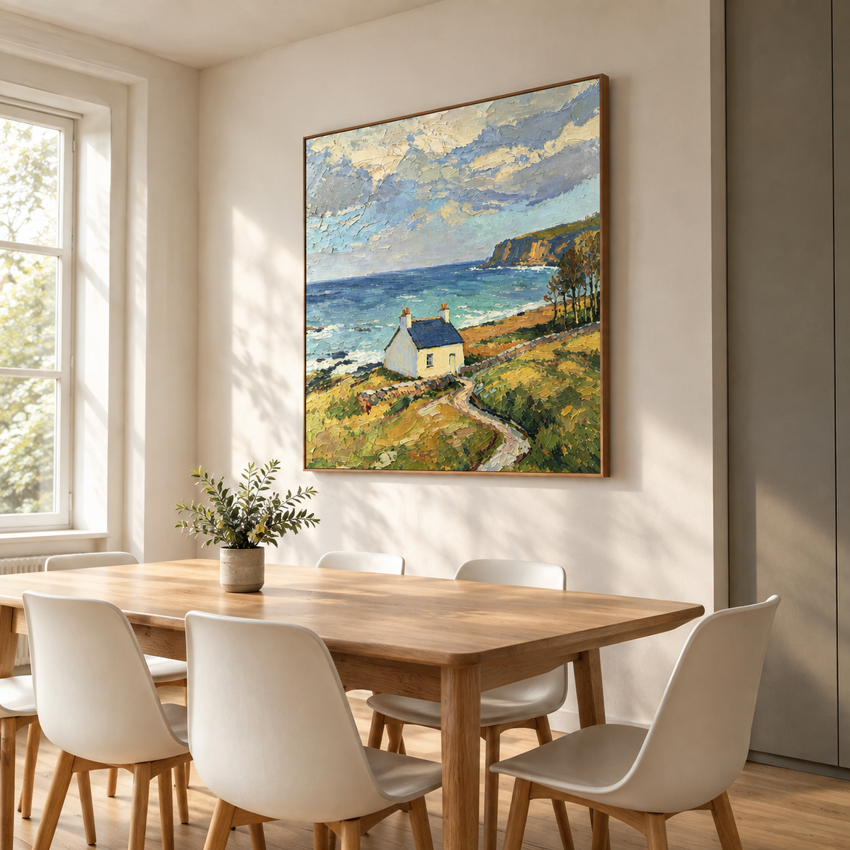 Path Beside Breakers — vertical coastal & ocean art, view 7