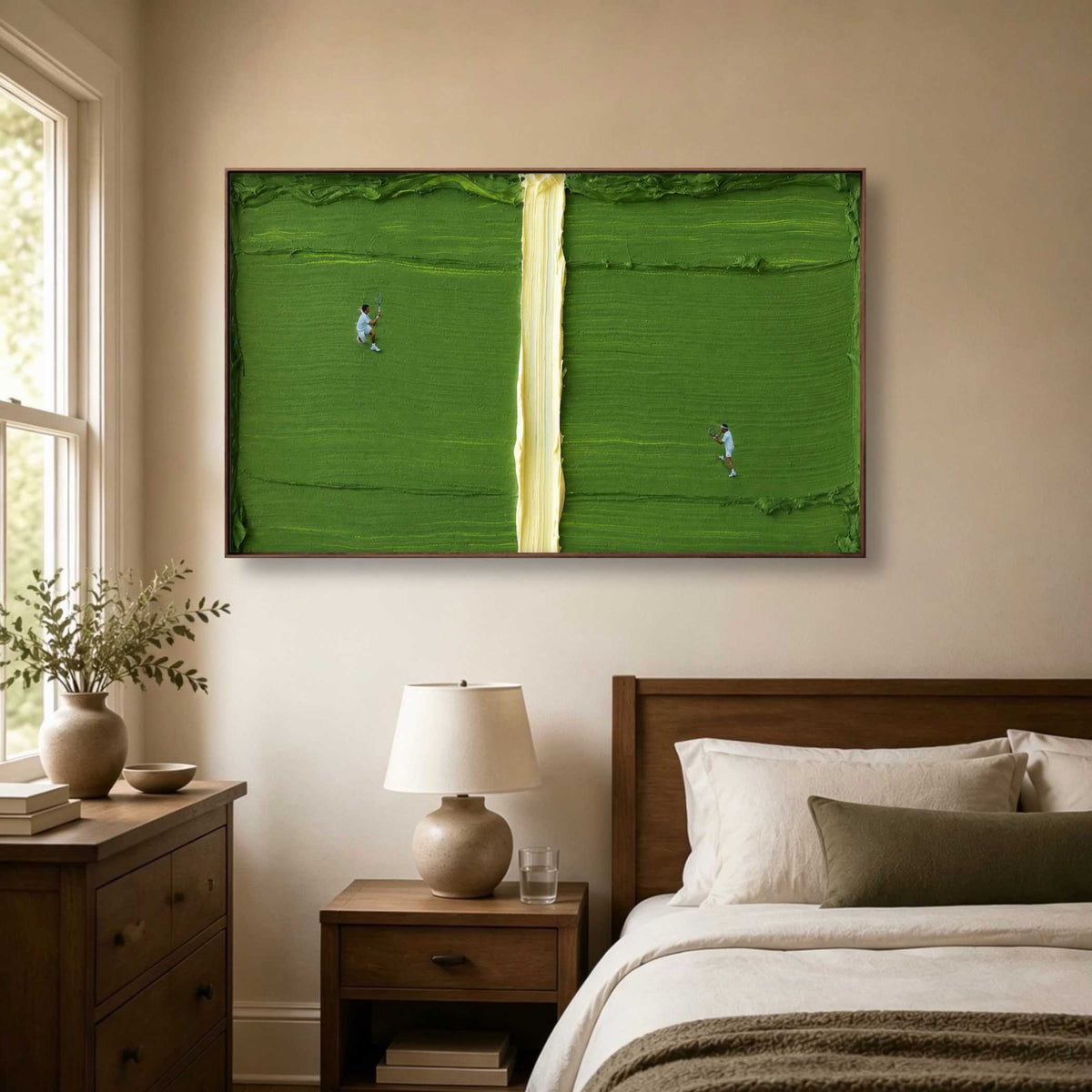 Players Across Green oil painting view 1