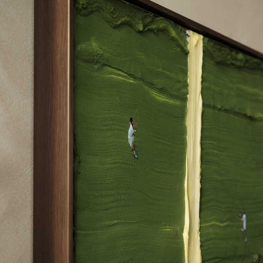 Players Across Green oil painting view 6