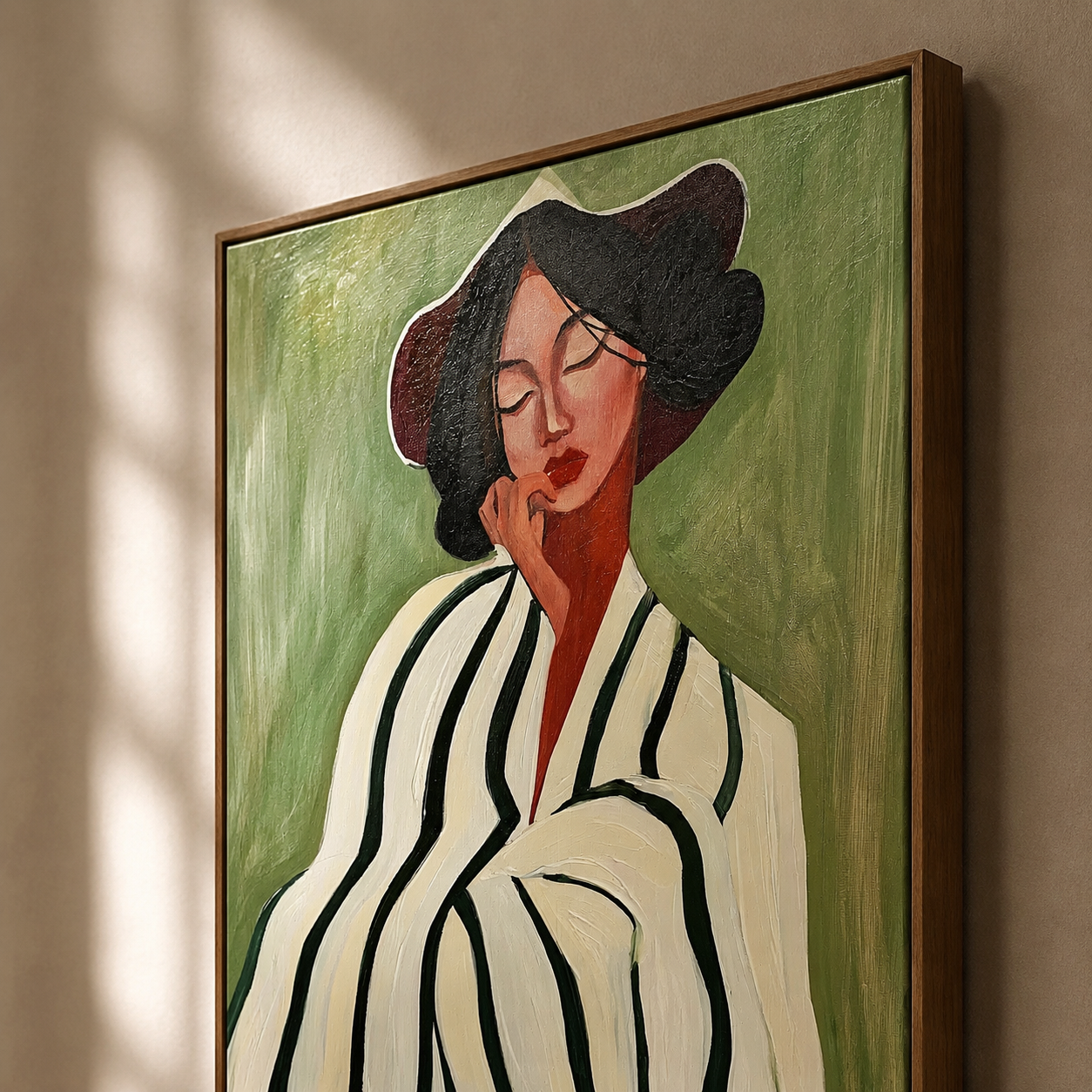 Quiet Striped Reverie — artwork detail
