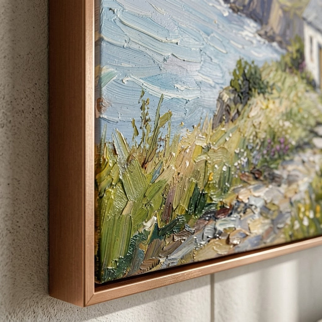 Sea Breeze Doorstep — vertical coastal & ocean art, view 7