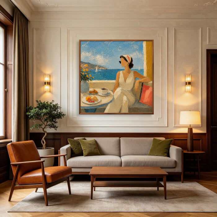 Reading & Leisure Art｜Seaside Morning Ritual