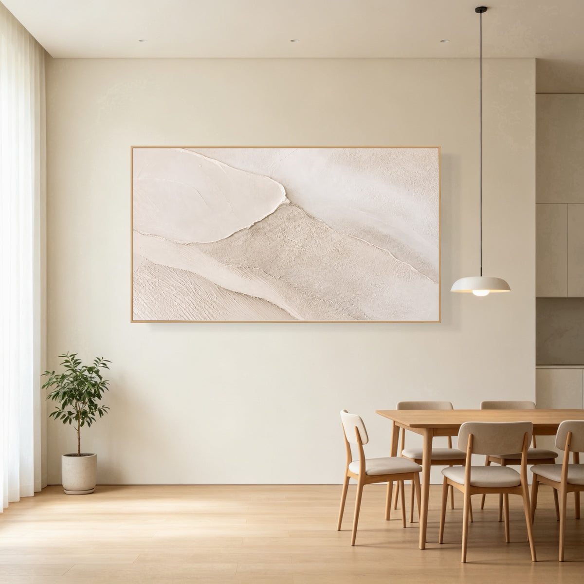Soft Dune Passage — horizontal wabi-sabi art, view 2