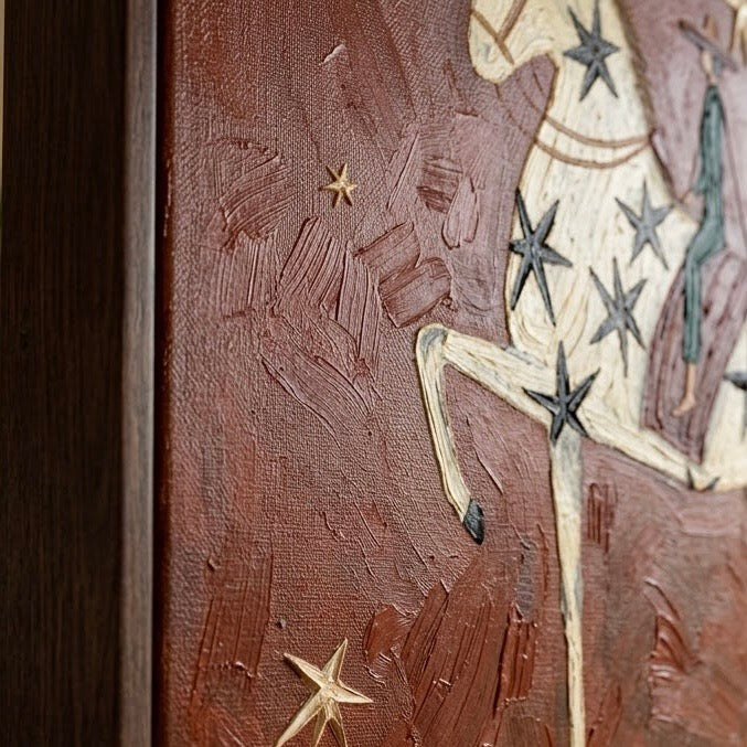 Stars Guide Home oil painting room view 6