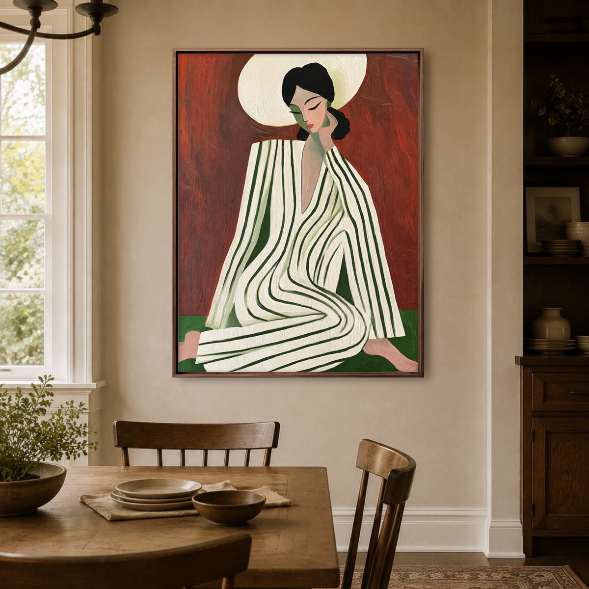 Striped Sunday Poise — artwork view 3