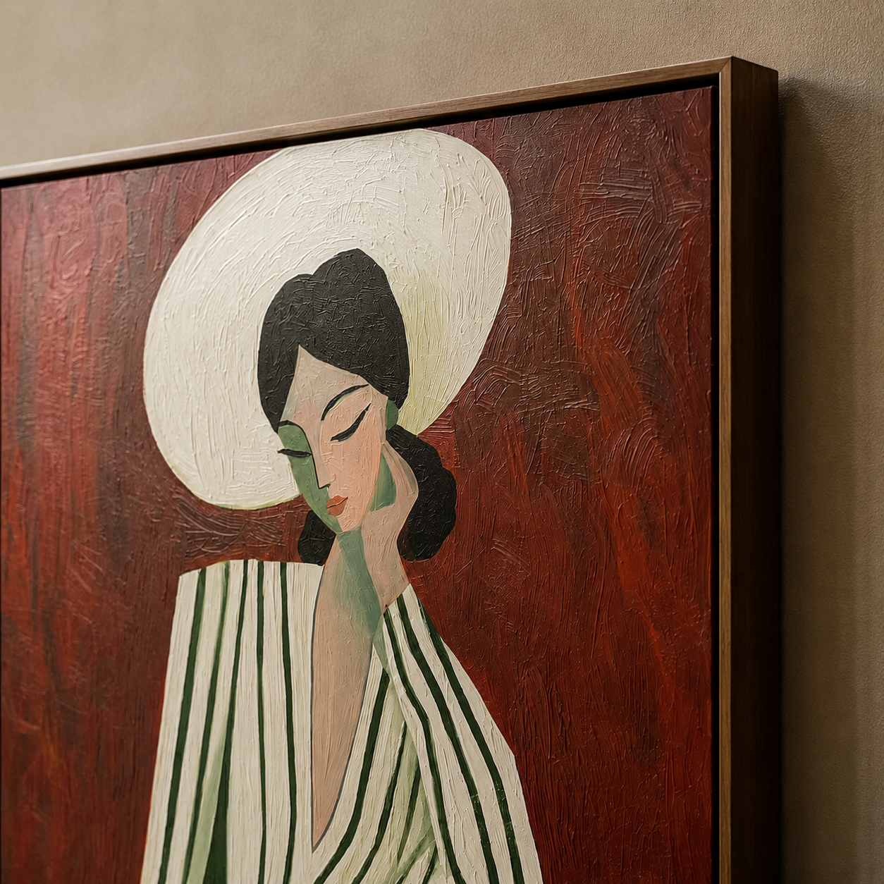 Striped Sunday Poise — artwork view 4