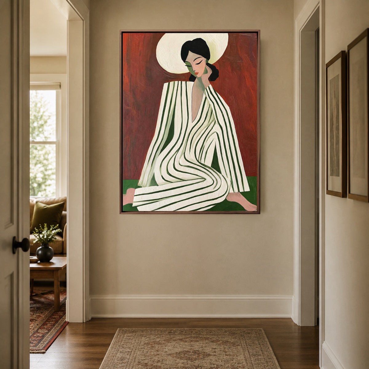 Striped Sunday Poise — artwork view 5