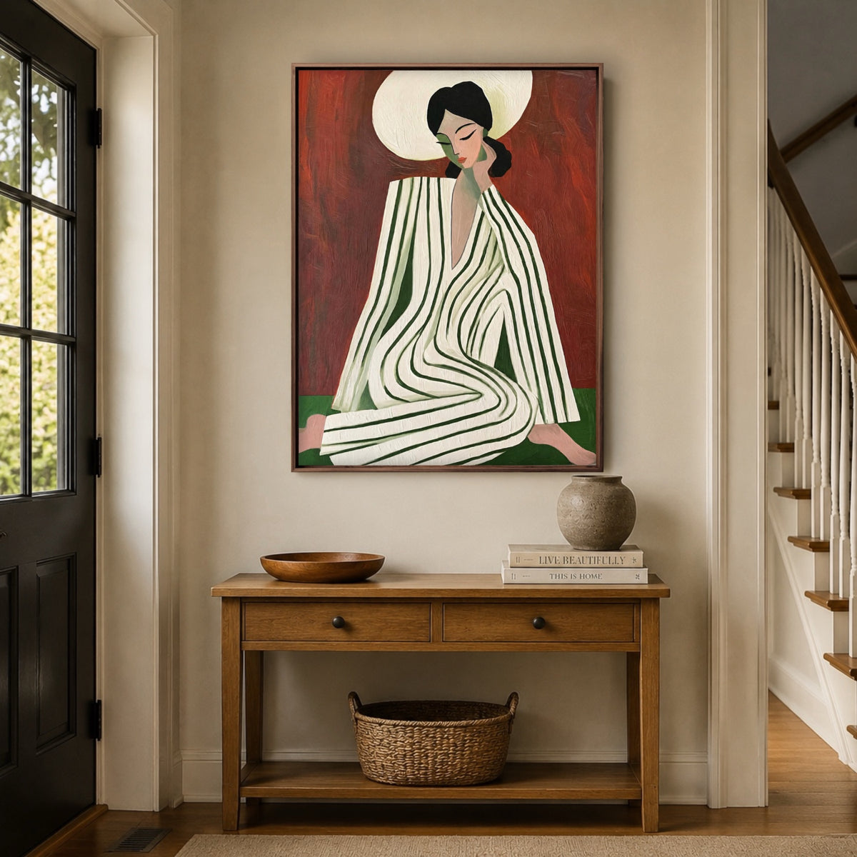 Striped Sunday Poise — artwork view 6