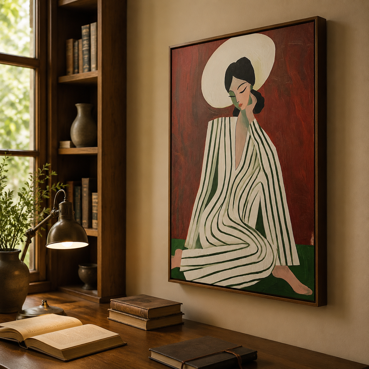 Striped Sunday Poise — artwork view 7