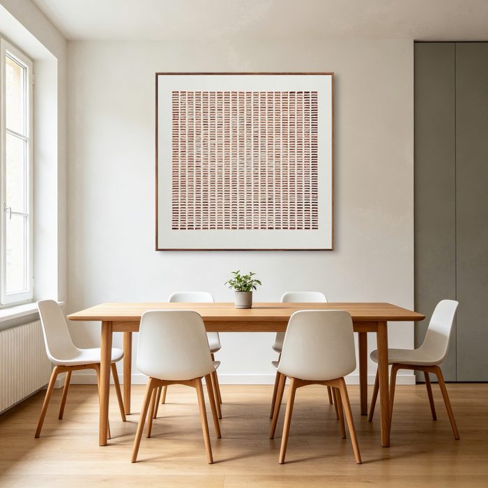 Terracotta Thread Matrix oil painting view 1
